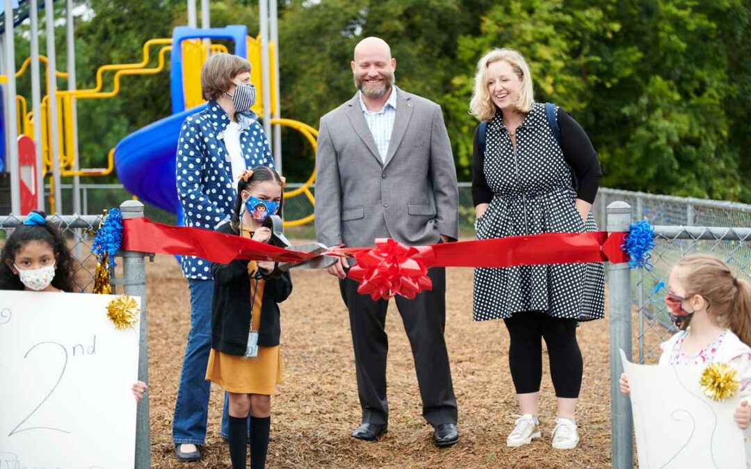 Petersburg City Public Schools Debuts New Playground at Pleasants Lane Elementary as Part of a Ribbons of Love Celebration